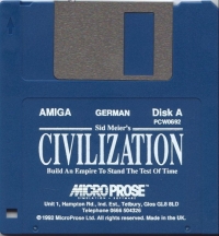 Sid Meier's Civilization [DE] Box Art