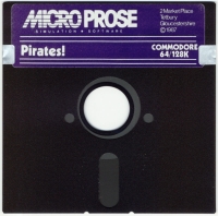 Pirates! (1987 disk) Box Art