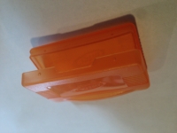 Intec Gameboy Advance Cartridge Case (Clear Orange) Box Art