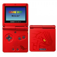 Nintendo Game Boy Advance SP - Groudon Edition [NA] Box Art