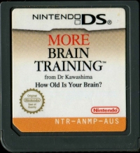 More Brain Training from Dr. Kawashima: How Old Is Your Brain? Box Art