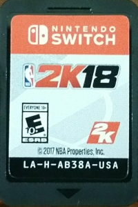NBA 2K18 (Bonus Content) Box Art
