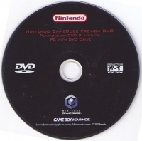 Nintendo GameCube Preview DVD (DVD) Box Art