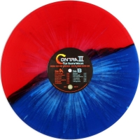 Contra III: The Alien Wars Original Video Game Soundtrack LP (red / blue) Box Art