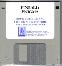 Enigma Pinball Box Art