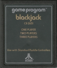 Blackjack (gold label) Box Art