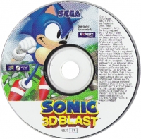 Sonic 3D Blast (Expert Software) Box Art