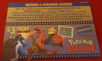 Limited Edition Pokémon Stadium Master Team Poster Box Art