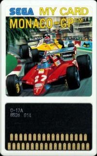Monaco GP (Sega My Card) Box Art