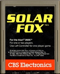 Solar Fox Box Art