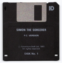 Simon the Sorcerer (disk) Box Art