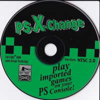 PS-X-Change Version 2 (NTSC / black disc text) Box Art