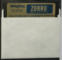 Zorro (disk) Box Art