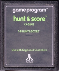 Hunt & Score (Text Label) Box Art