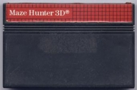 Maze Hunter 3D (cardboard 3 tab, Letter A) Box Art