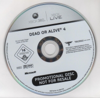 Dead or Alive 4 (Promotional Copy) Box Art