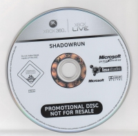 Shadowrun (Not for Resale) Box Art