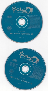 Blood Omen 2: The Legacy of Kain Series - Sold Out Software Box Art