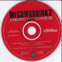 MechWarrior 2: Mercenaries (Thustmaster X-Fighter) Box Art