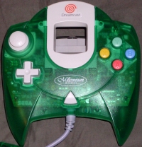 Sega Dreamcast Controller Millennium 2000 (Lime Green) Box Art
