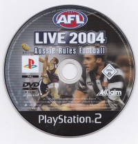 AFL Live 2004: Aussie Rules Football Box Art