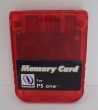 InterAct Memory Card (clear red) Box Art
