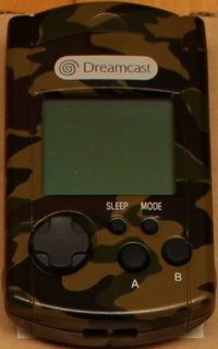 Sega Dream Point Bank Visual Memory (Camouflage) Box Art