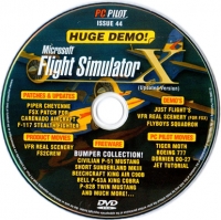 PC Pilot DVD Special - Microsoft Flight Simulator X Box Art