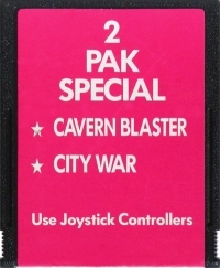 Cavern Blaster / City War Box Art