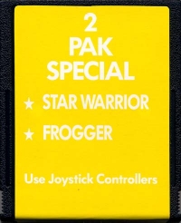 2 Pak Special: Star Warrior / Frogger Box Art