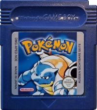 Pokémon Blaue Edition Box Art