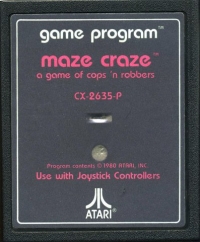 Maze Craze (1980) Box Art