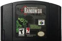 Tom Clancy's Rainbow Six (black cartridge) Box Art