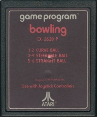 Bowling (Text Label) Box Art