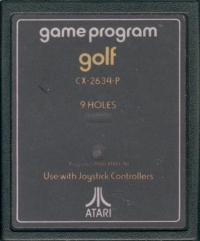 Golf (Text Label) Box Art