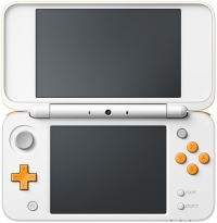 Nintendo 2DS XL (orange / white) [NA] Box Art