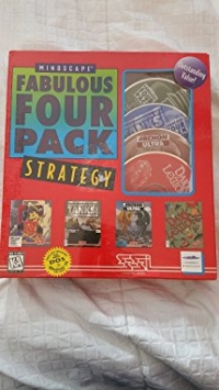 Mindscape Fabulous Four Pack: Clash of Steel, Wargame Construction Set II: Tanks, Archon Ultra, Dark Legions Box Art