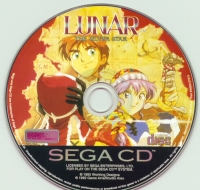 Lunar: The Silver Star (yellow art disc) Box Art