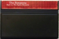 Simpsons, The: Bart vs. The Space Mutants (purple cover) Box Art