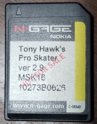 Tony Hawk's Pro Skater (Not for Sale) Box Art