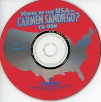 Where in the USA is Carmen Sandiego? (1994 Windows CD-ROM) Box Art