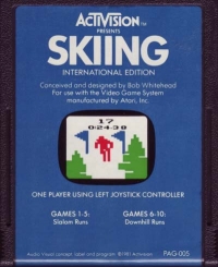 Skiing Box Art