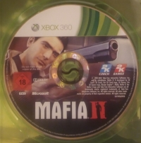 Mafia II (with Xbox LIVE warning label) Box Art