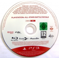 PlayStation All-Star Battle Royale (Not for Resale) Box Art