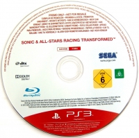 Sonic & All -Star Racing Transformed -Limited Edition (Not for Resale) Box Art