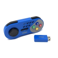 Yok SNES Wireless Turbo Controller (blue) Box Art