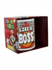 Super Mario Like A Boss Boxed Mug Box Art