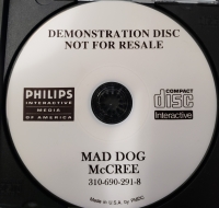 Mad Dog McCree - Demonstration Disc Not for Resale Box Art
