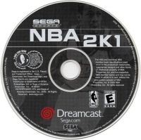 NBA 2K1 - Sega All Stars Box Art