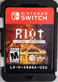 Riot: Civil Unrest Box Art